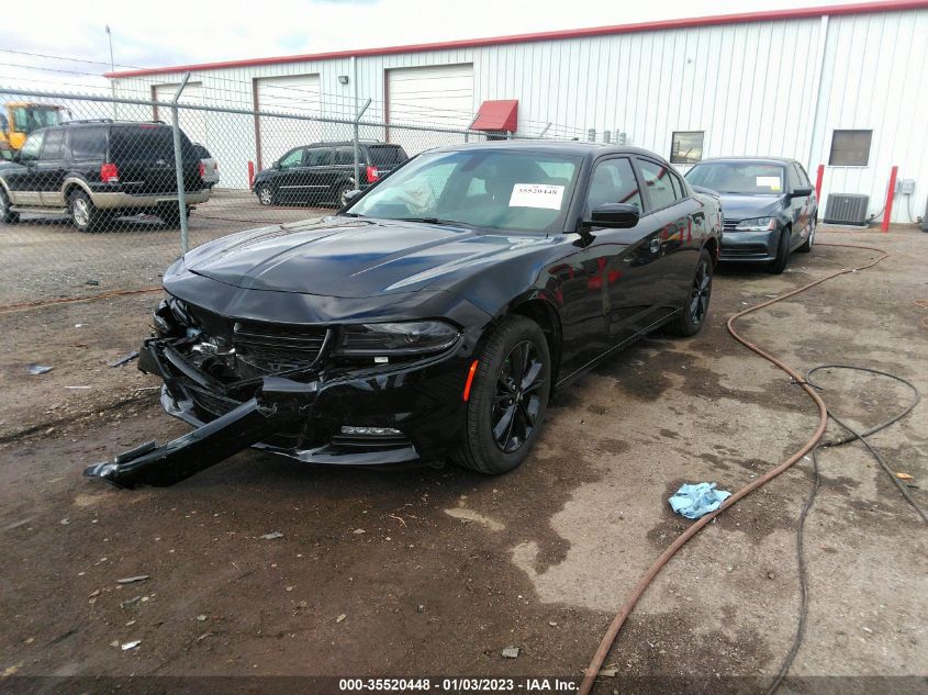 2022 DODGE CHARGER SXT VIN: 2C3CDXJG8NH120724