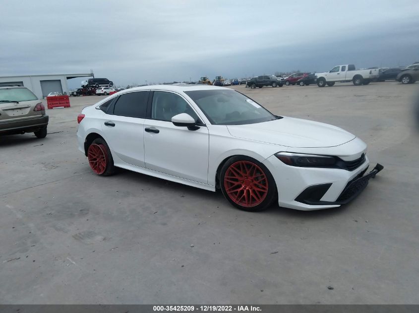 2022 HONDA CIVIC SEDAN EX VIN: JHMFE1F75NX006380