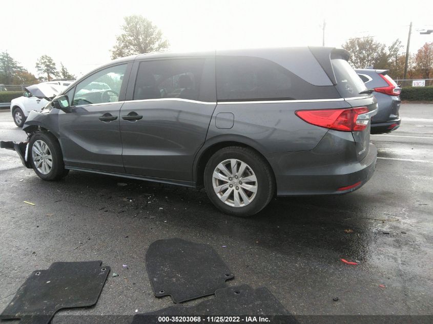 2020 HONDA ODYSSEY LX VIN: 5FNRL6H22LB005780
