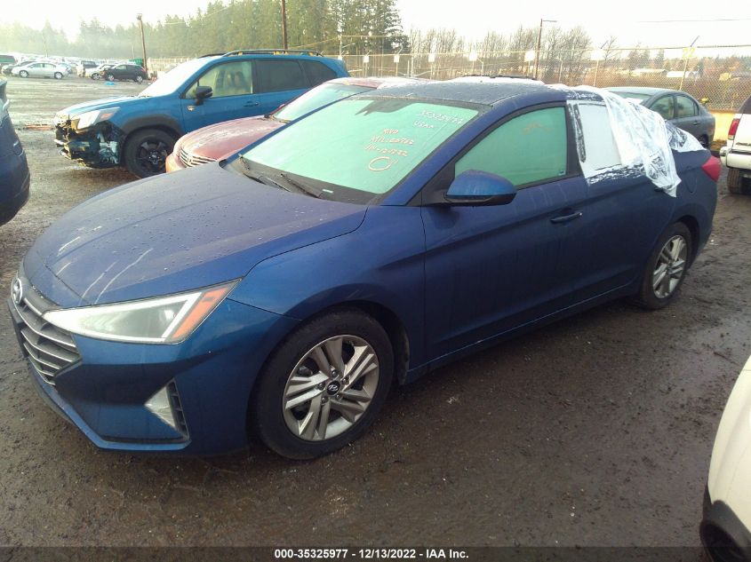2020 HYUNDAI ELANTRA SEL VIN: 5NPD84LF9LH524059