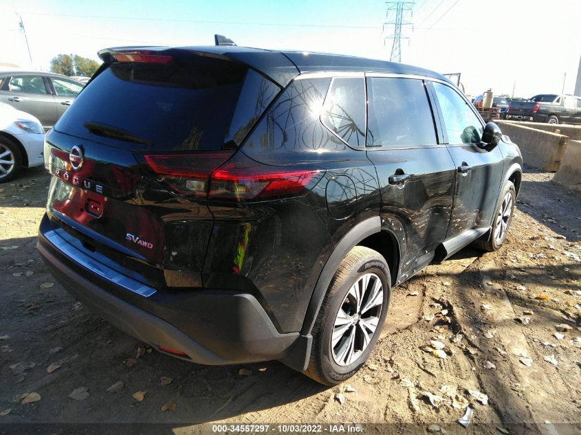 2021 NISSAN ROGUE SV VIN: 5N1AT3BB4MC830508
