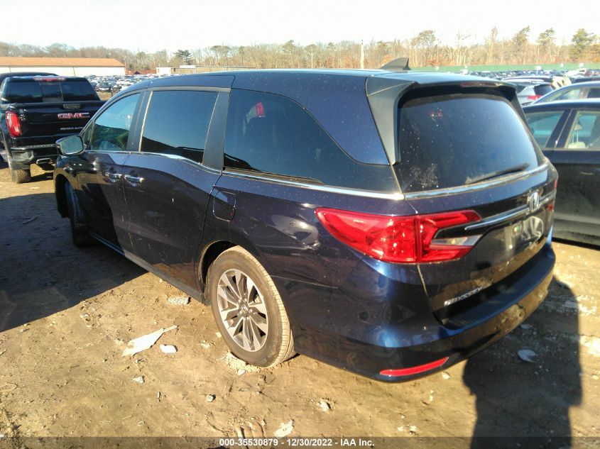 2021 HONDA ODYSSEY EX-L VIN: 5FNRL6H7XMB015969