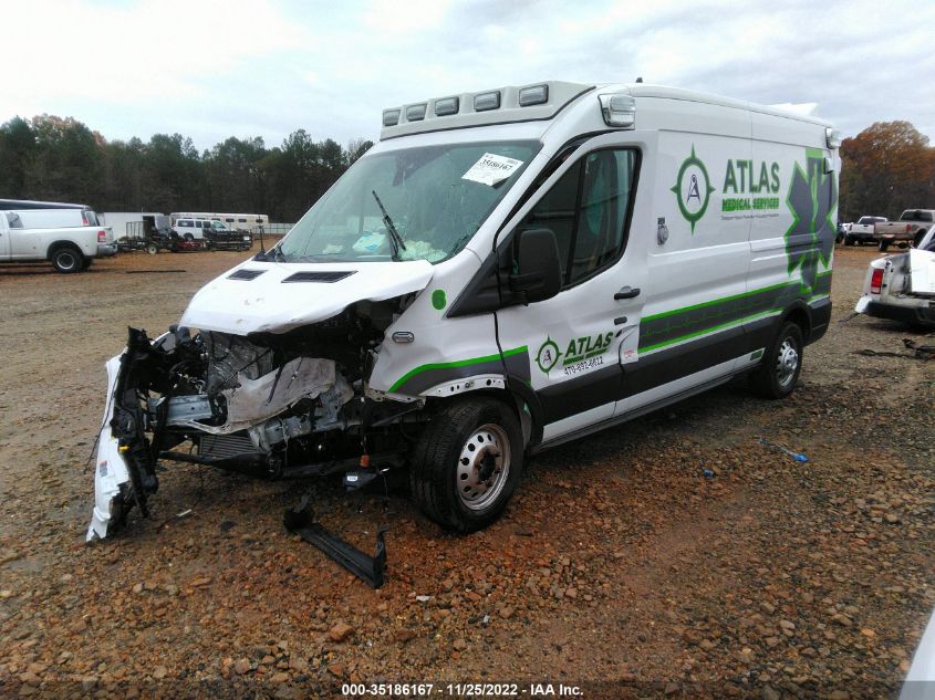 2021 FORD TRANSIT CARGO VAN VIN: 1FDBR1CG4MKB02534