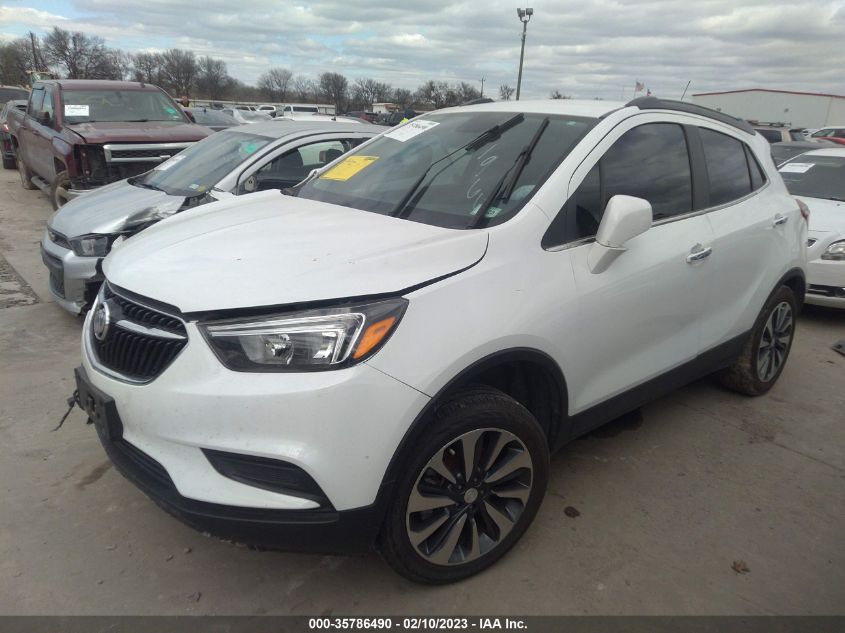 2022 BUICK ENCORE PREFERRED VIN: KL4CJASM3NB501969