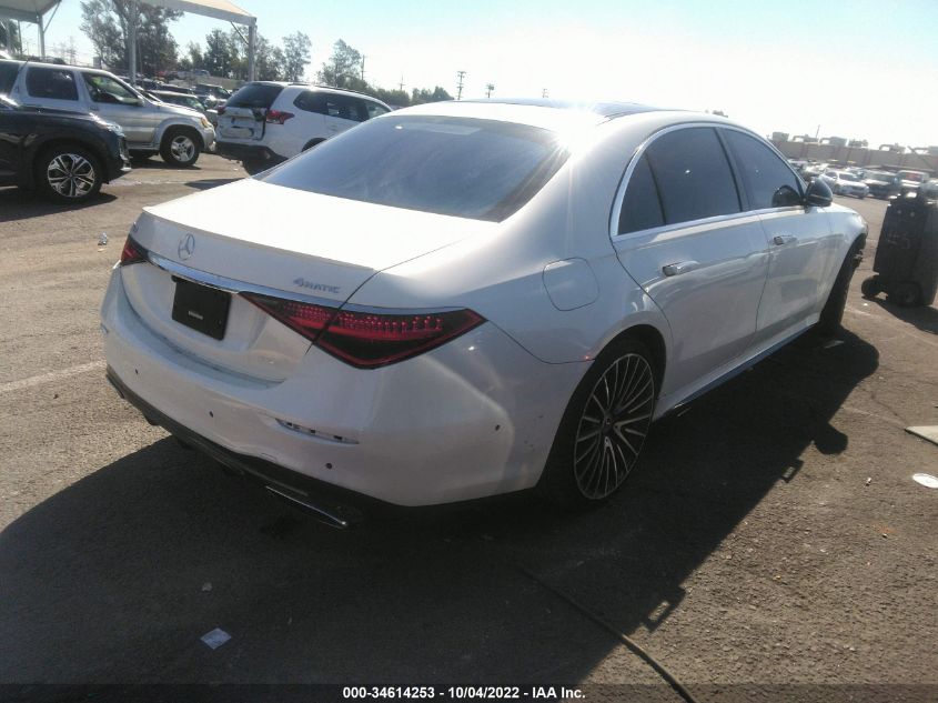 2021 MERCEDES-BENZ S-CLASS S 580 VIN: W1K6G7GB5MA043602