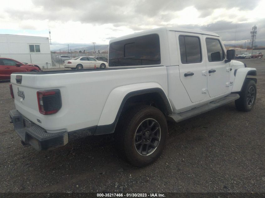 2020 JEEP GLADIATOR OVERLAND VIN: 1C6HJTFGXLL176084