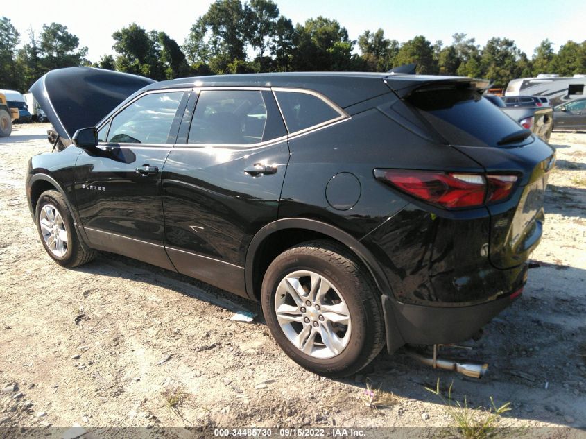 2021 CHEVROLET BLAZER LT VIN: 3GNKBBRA2MS542233