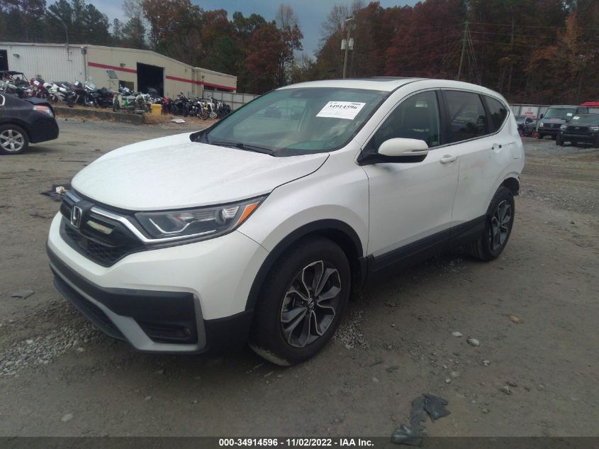 2022 HONDA CR-V EX-L VIN: 5J6RW1H83NA012631