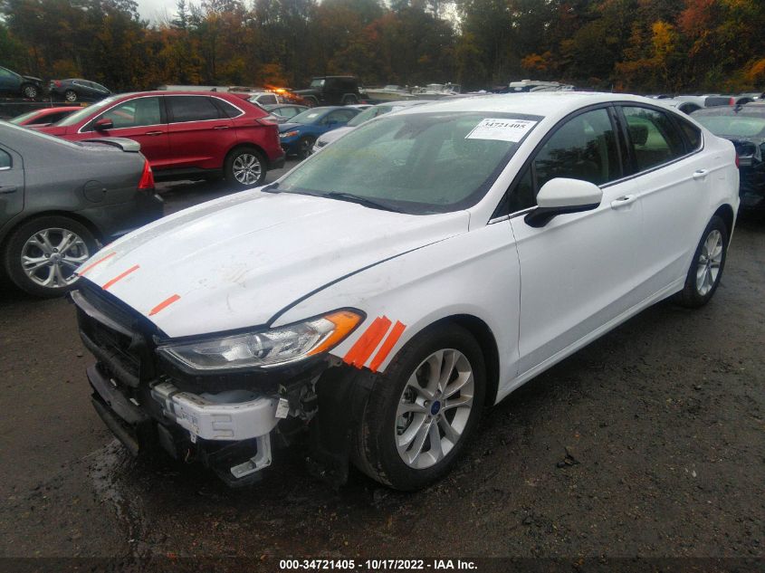 2020 FORD FUSION SE VIN: 3FA6P0H75LR218386