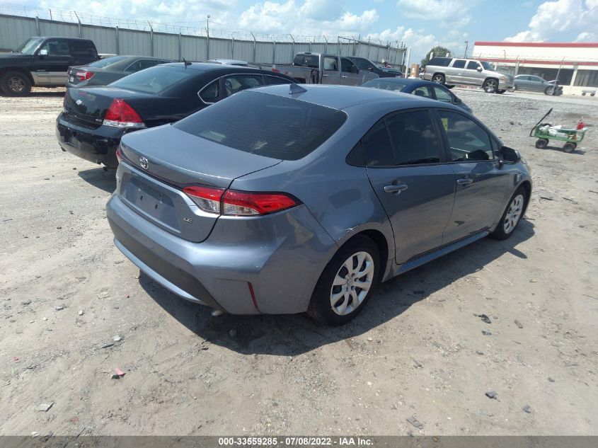 2020 TOYOTA COROLLA LE VIN: JTDEPRAE0LJ060231