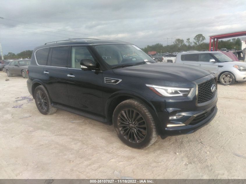 2022 INFINITI QX80 PREMIUM SELECT VIN: JN8AZ2AE6N9290848