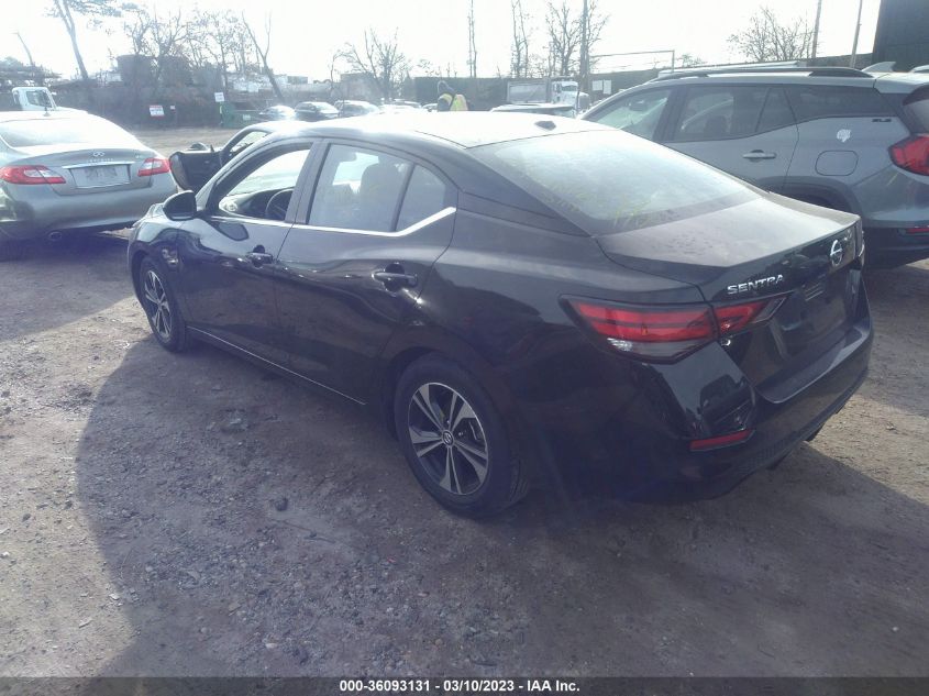 2022 NISSAN SENTRA SV VIN: 3N1AB8CV5NY289834