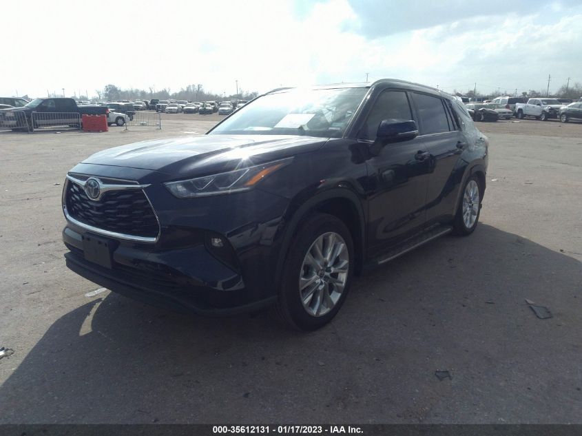 2022 TOYOTA HIGHLANDER HYBRID LIMITED VIN: 5TDYARAH8NS513798