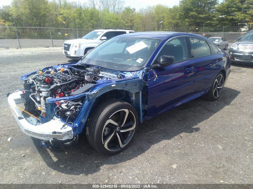 2021 HONDA ACCORD SEDAN SPORT SE VIN: 1HGCV1F42MA090493