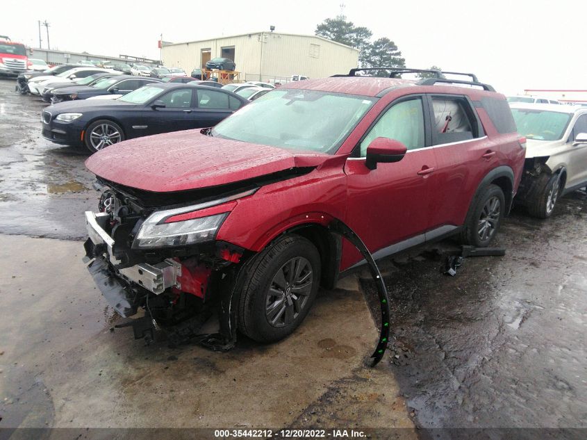 2022 NISSAN PATHFINDER SV VIN: 5N1DR3BA3NC246511