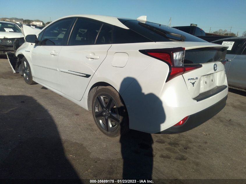 2022 TOYOTA PRIUS L VIN: JTDKAMFU2N3156036