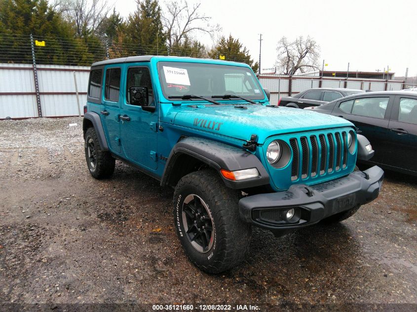 2020 JEEP WRANGLER UNLIMITED WILLYS SPORT VIN: 1C4HJXDGXLW315602