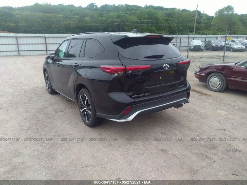 2021 TOYOTA HIGHLANDER XSE VIN: 5TDJZRBH3MS068250