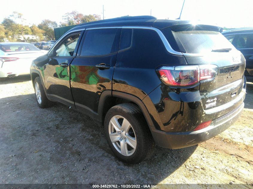 2022 JEEP COMPASS LATITUDE VIN: 3C4NJDBB1NT121610