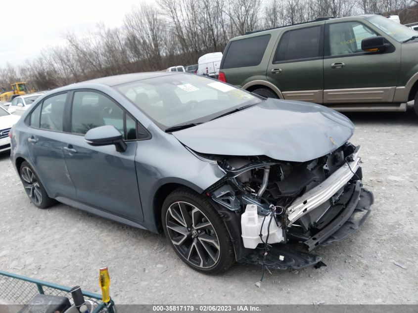 2022 TOYOTA COROLLA SE/SE NIGHTSHADE/APEX SE VIN: 5YFS4MCE4NP128556
