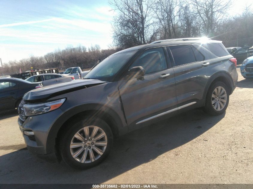 2021 FORD EXPLORER LIMITED VIN: 1FMSK8FH3MGA93586
