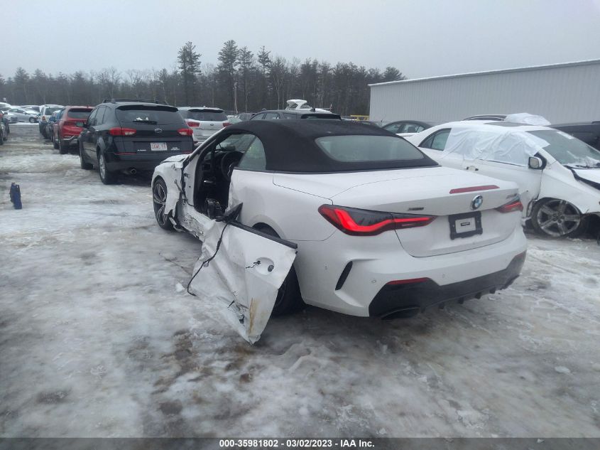 2023 BMW 4 SERIES M440I XDRIVE VIN: WBA63AT07PCL64957