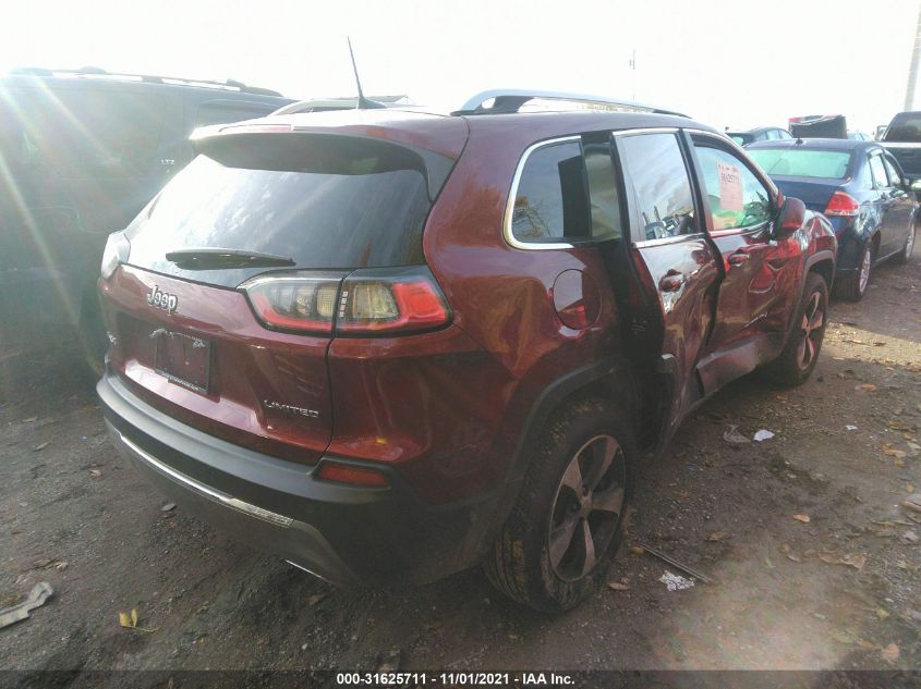 2020 JEEP CHEROKEE LIMITED VIN: 1C4PJMDX1LD587610