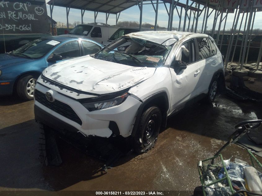 2022 TOYOTA RAV4 LE VIN: 2T3F1RFV1NW281467