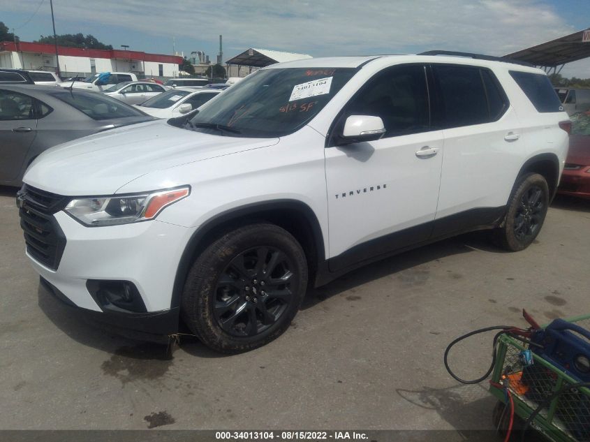 2021 CHEVROLET TRAVERSE RS VIN: 1GNEVJKW4MJ120065