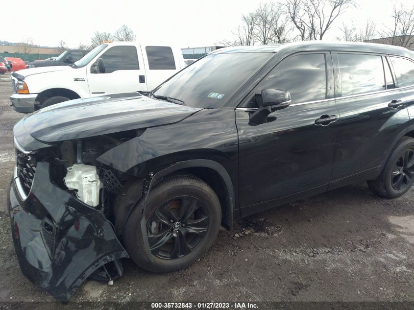 2021 TOYOTA HIGHLANDER XLE VIN: 5TDGZRBH7MS075227