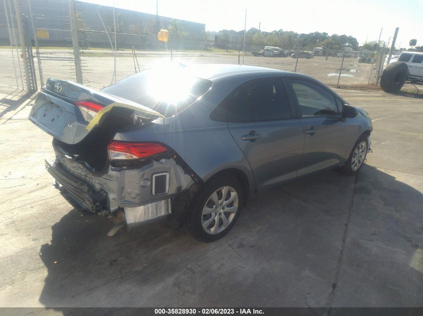 2022 TOYOTA COROLLA LE VIN: JTDEPMAE2NJ192736
