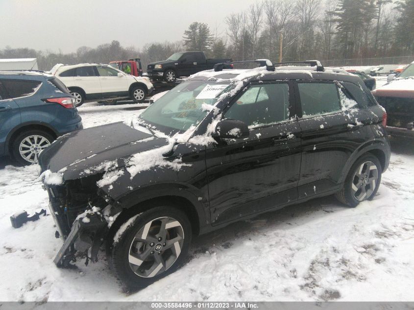 2022 HYUNDAI VENUE SEL VIN: KMHRC8A36NU155797