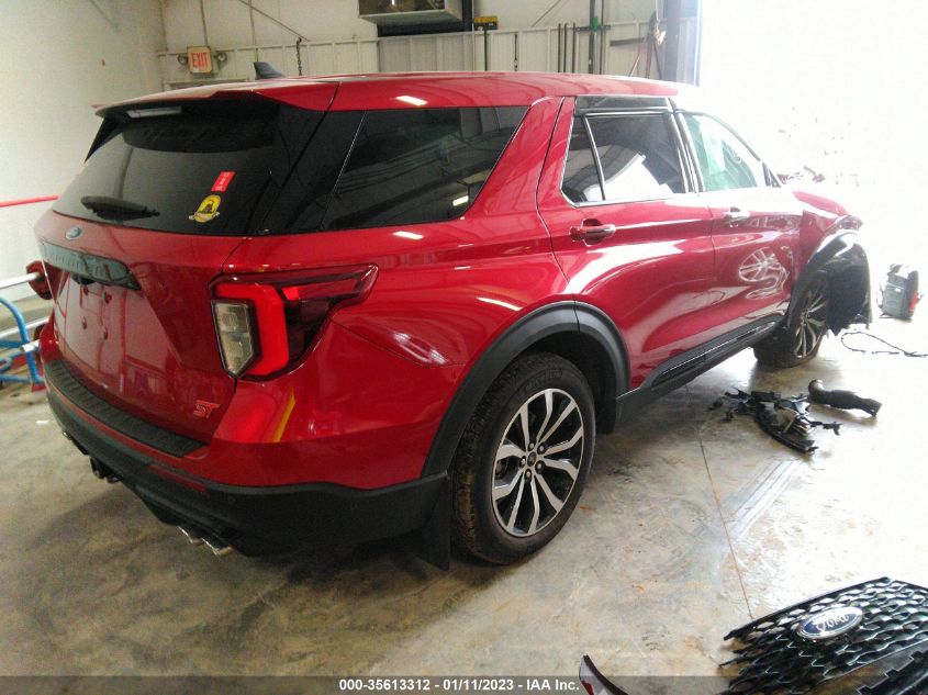 2021 FORD EXPLORER ST VIN: 1FM5K8GC2MGA82806