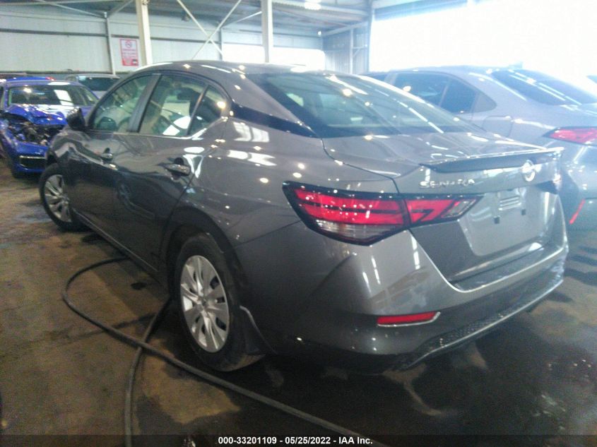 2021 NISSAN SENTRA S VIN: 001AB8BV7MY208803