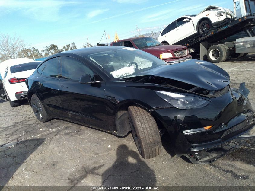 2022 TESLA MODEL 3 VIN: 5YJ3E1EA6NF336346