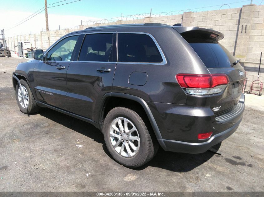 2021 JEEP GRAND CHEROKEE LAREDO X VIN: 1C4RJEAG9MC658479
