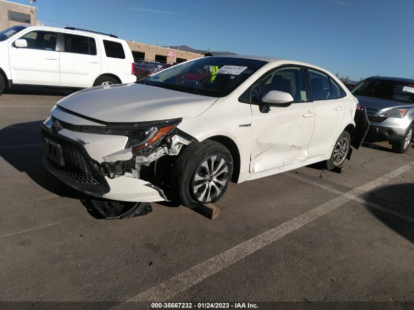 2021 TOYOTA COROLLA HYBRID LE VIN: JTDEAMDEXMJ020773