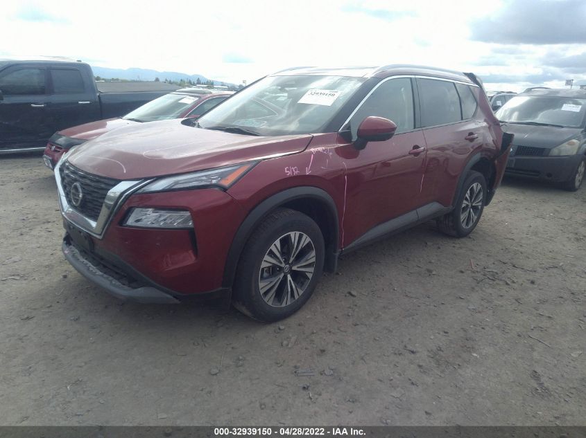 2021 NISSAN ROGUE S VIN: 5N1AT3AA5MC672009