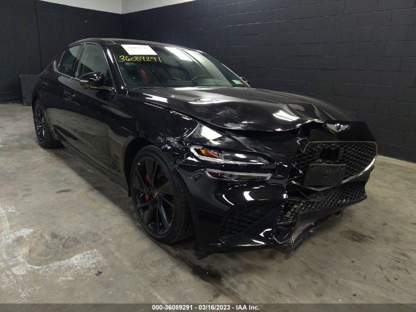 2022 GENESIS G70 3.3T VIN: KMTG54TE6NU091128