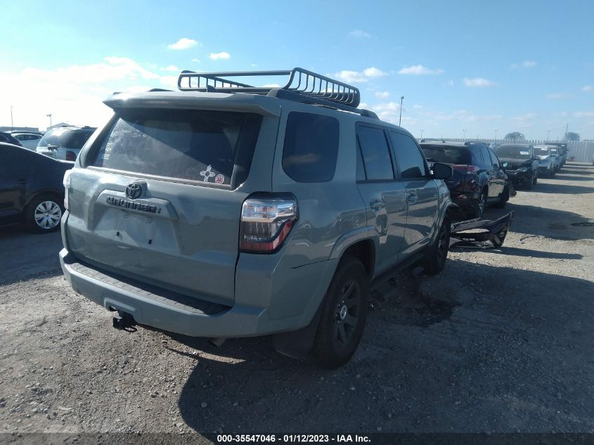 2022 TOYOTA 4RUNNER TRAIL SPECIAL EDITION VIN: JTETU5JR5N5986871