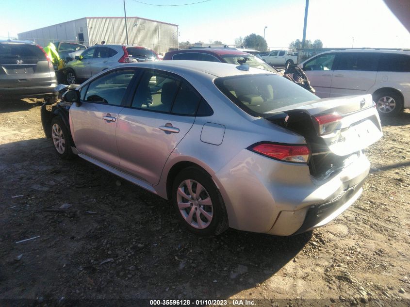 2022 TOYOTA COROLLA LE VIN: JTDEPMAE4NJ191331