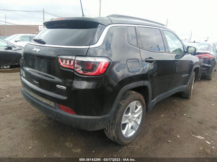 2022 JEEP COMPASS LATITUDE VIN: 3C4NJDBB4NT152155