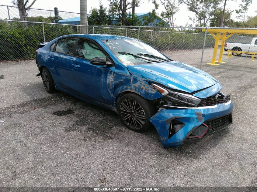 2022 KIA FORTE GT VIN: 3KPF44AC0NE476181