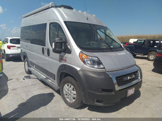 2021 RAM PROMASTER CARGO VAN VIN: 3C6ERVBG1ME501809