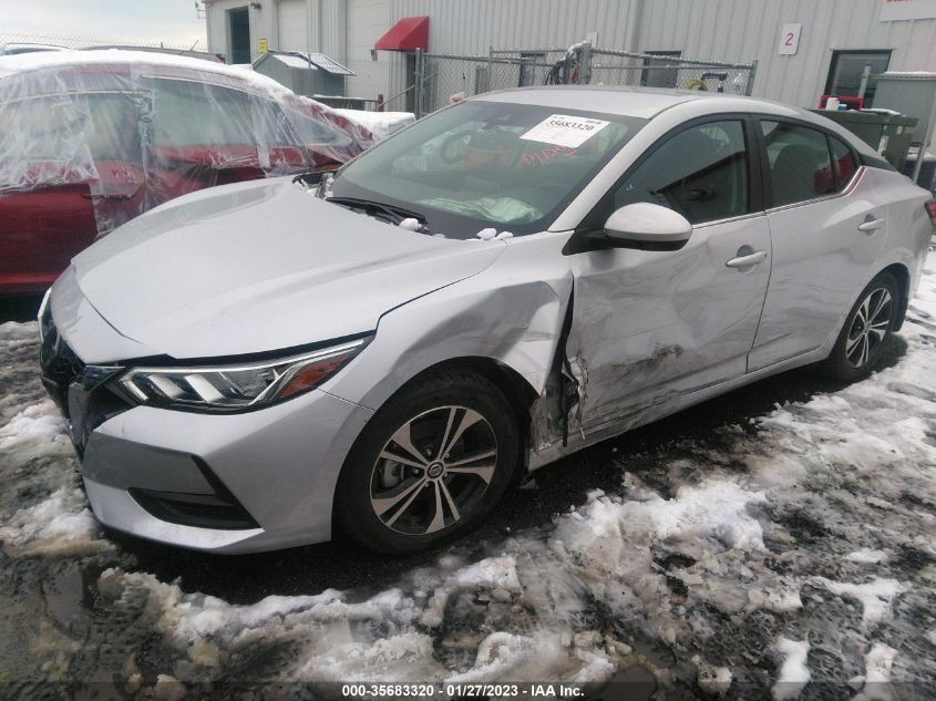 2021 NISSAN SENTRA SV VIN: 3N1AB8CV1MY225109
