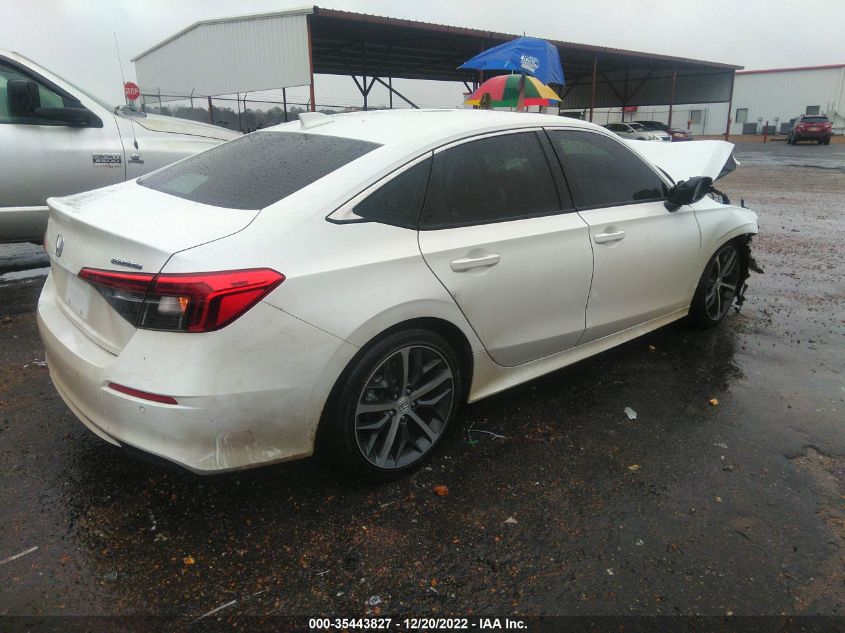 2022 HONDA CIVIC SEDAN TOURING VIN: 2HGFE1F96NH301836