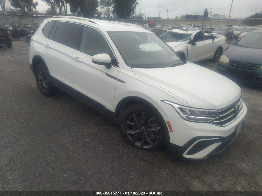 2022 VOLKSWAGEN TIGUAN SE VIN: 3VV3B7AX8NM120131