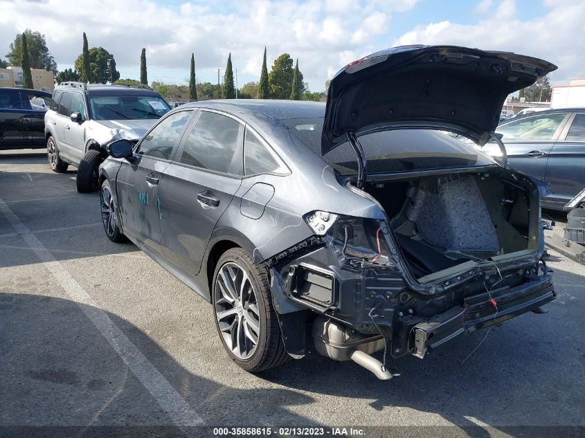 2022 HONDA CIVIC SEDAN TOURING VIN: 2HGFE1F94NH317467