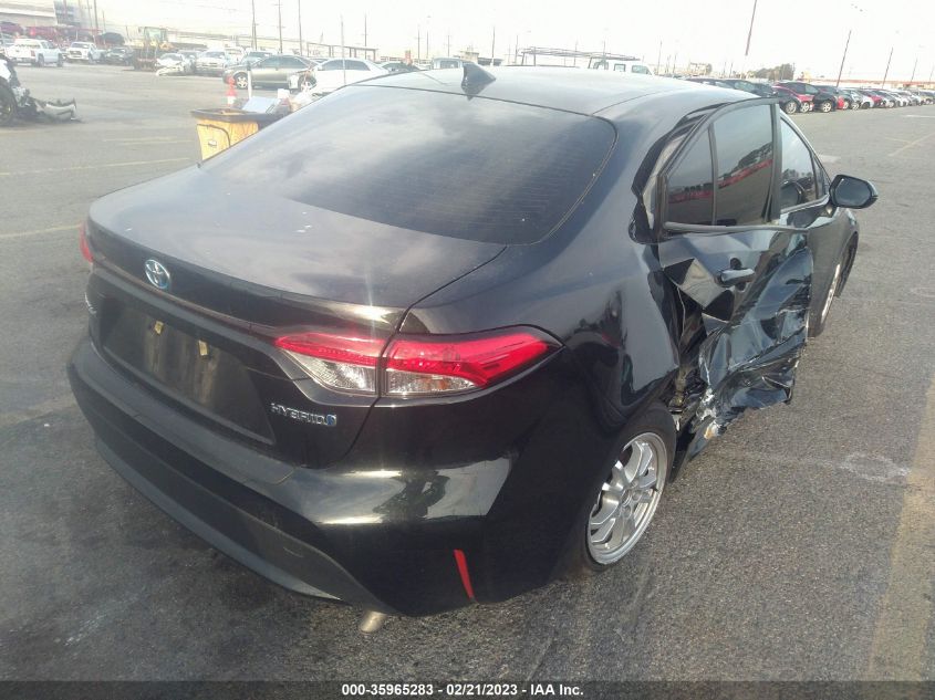 2022 TOYOTA COROLLA HYBRID LE VIN: JTDEAMDE3NJ041269