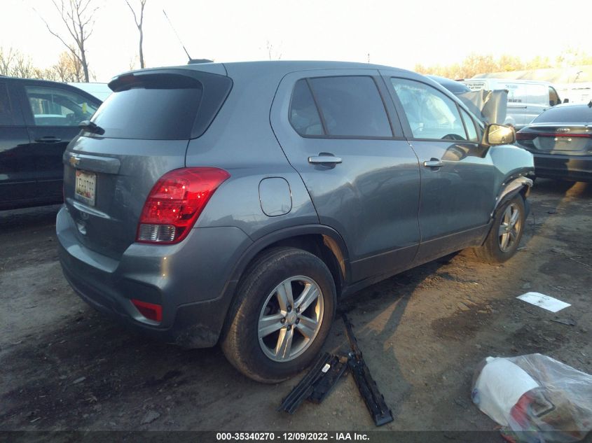 2020 CHEVROLET TRAX LS VIN: 3GNCJNSB0LL280572